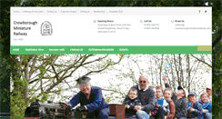 Desktop Screenshot of crowboroughminiaturerailway.com