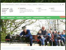 Tablet Screenshot of crowboroughminiaturerailway.com